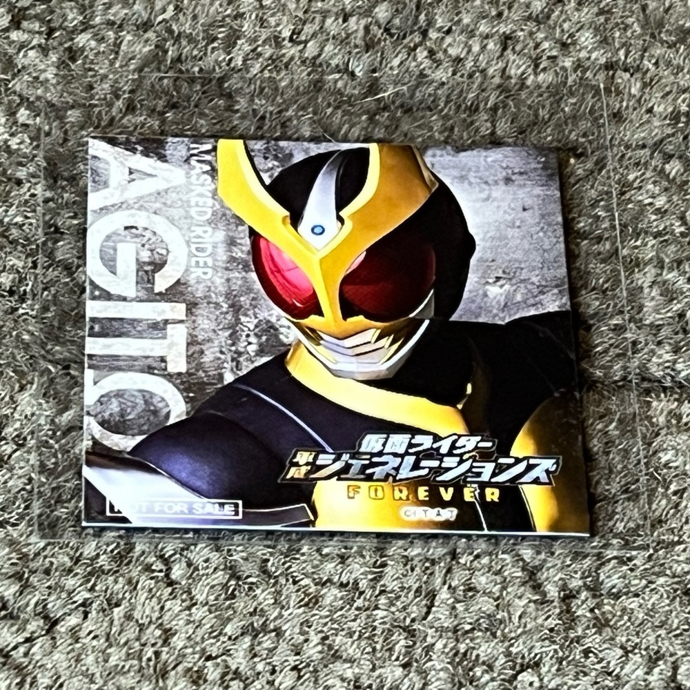 Kamen Rider Agito Masked Rider Agito Small Square Magnet Japan Exclusive Sentai